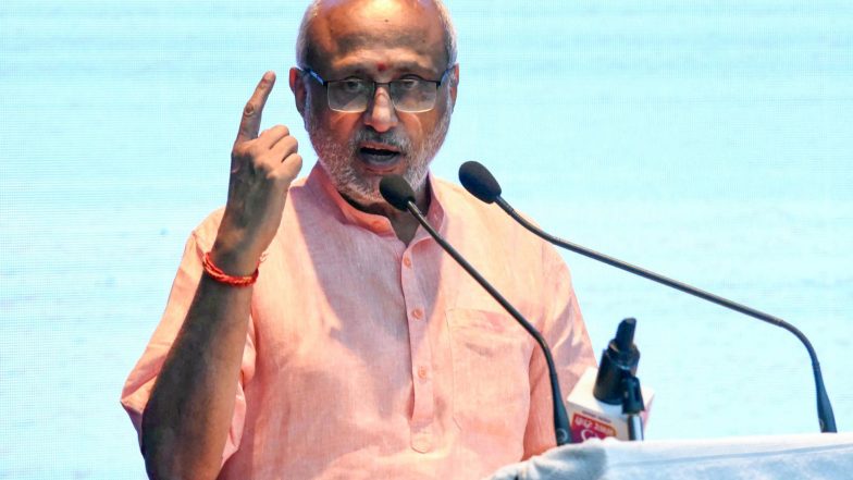 India News | Bharat Will Rise as Supreme Nation; RSS's Role Significant: VP Radhakrishnan Extends Greetings on RSS Centenary