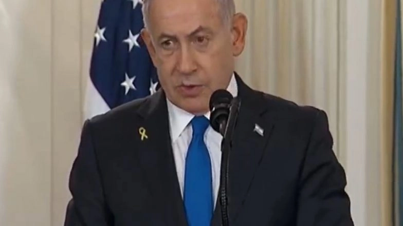World News | Netanyahu Hails Naval Forces for Intercepting Gaza-bound Aid Flotilla