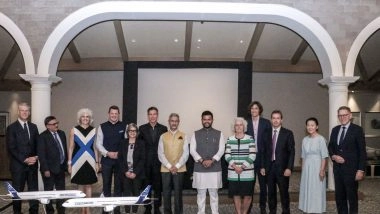 World News | EAM Jaishankar, Aviation Minister Kinjarapu Join Airbus-IndiGo Reception in Delhi