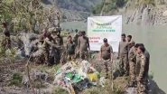 India News | J-K: CRPF 84th Battalion Holds Cleanliness Drive Along Chenab River on Gandhi Jayanti