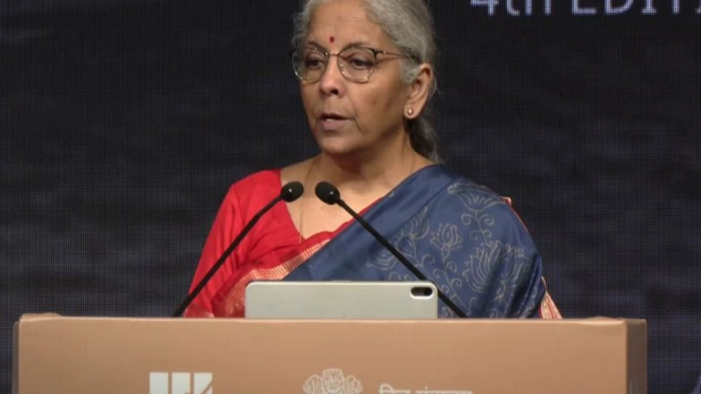 Business News | Finance Minister Nirmala Sitharaman Highlights Resilience of Indian Economy, Calls for Inclusive Global Cooperation