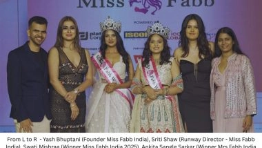 Business News | Swati Mishra is Miss Fabb India & Ankita Sangle is Mrs Fabb India