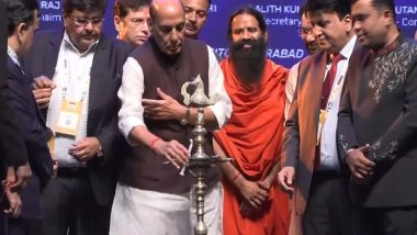 India News | Defence Minister Rajnath Singh Inagurates JITO Connect 2025 in Hyderabad