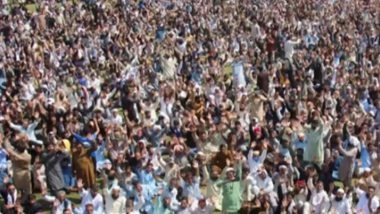 World News | Thousands Turn Up to Attend Funeral of People Killed in PoJK Protests