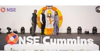 Business News | Cummins India Limited Commemorates 30 Years of Listing on NSE