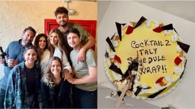 Entertainment News | Kriti Sanon Wraps Sicily Schedule of 'Cocktail 2', Shares BTS Pics