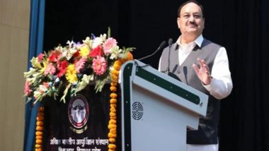 India News | Union Health Minister J P Nadda Presides over 3rd Foundation Day Event of AIIMS Bilaspur