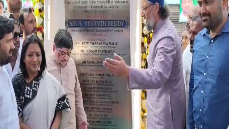 India News | Telangana: Minister Ponnam Prabhakar Inaugurates Parallel Road Over Bridge at Falaknuma