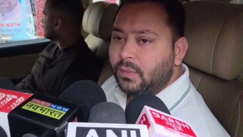 India News | JD(U) MLA Sanjeev Kumar Joins RJD Ahead of Bihar Polls, Tejashwi Yadav Welcomes Him