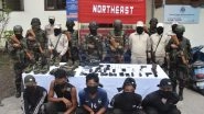India News | Manipur: Assam Rifles Apprehend Five UKNA Cadres, Seize a Cache of Arms and Ammunition