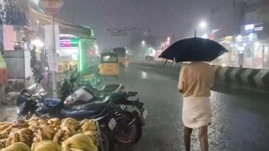 India News | IMD Forecasts Moderate Rain with Thunderstorms and Lightning Across Tamil Nadu