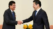 Business News | Piyush Goyal Meets Singapore's PM to Enhance Partnership, Future Growth