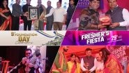 Business News | Sanskriti University Marks 9th Foundation Day with Vivek Agnihotri and Welcomes Students with Fresher's Fiesta