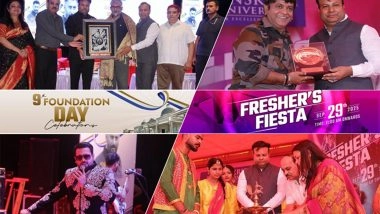 Business News | Sanskriti University Marks 9th Foundation Day with Vivek Agnihotri and Welcomes Students with Fresher's Fiesta