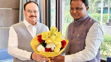 India News | Odisha CM Mohan Charan Majhi Meets Union Minister J.P. Nadda in Delhi, Discusses Future Initiatives