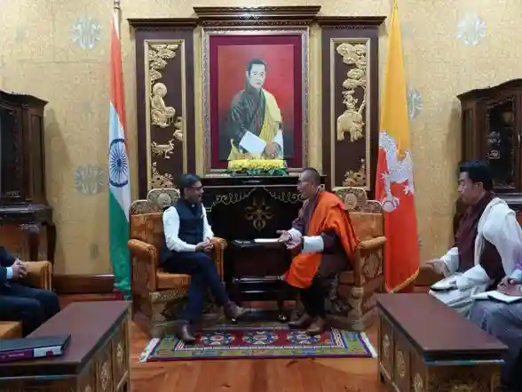 World News | India, Bhutan Hold Talks on Trade, Connectivity and People-to-people Ties