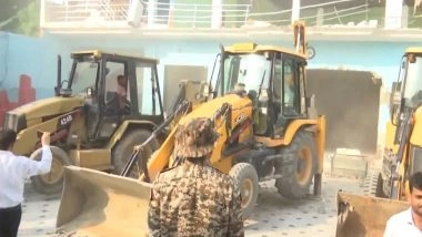 India News | Bareilly Administration Carries out Bulldozer Action on Dr Nafees' Property Following 'I Love Muhammad' Protests