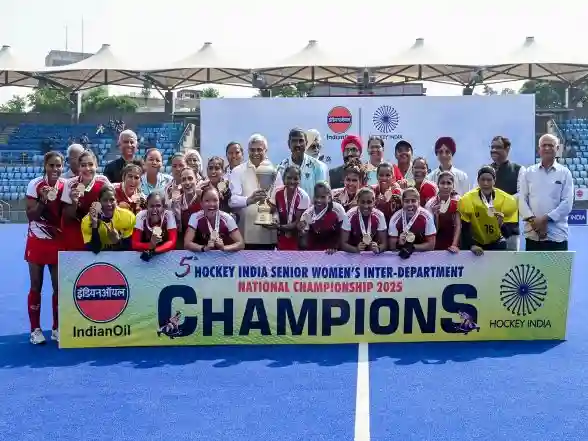 Sports News | RSPB Crowned Champions of 5th Hockey India Senior Women's Inter-Department National C'ship