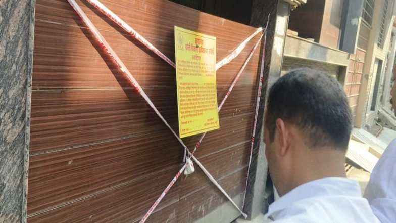 India News | UP: BDA Seals Properties of Close Aides of Maulana Tauqeer Raza Khan Following 'I Love Muhammad' Protests