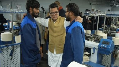 World News | MoS Margherita Interacts with Indian Textile Workers in Russia