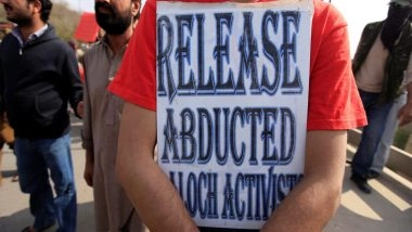 World News | 9 Years of Uncertainty: Baloch Activist Sammi Deen Demands Answers for Shabir's Disappearance