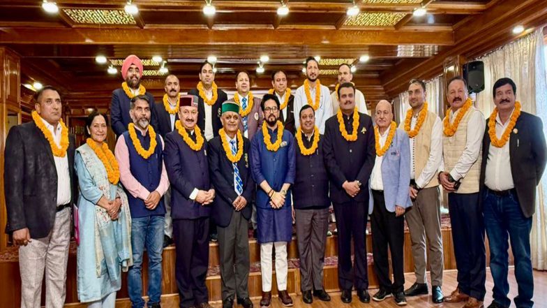 Sports News | Former Union Sports Minister Anurag Thakur Unanimously Elected as President of Himachal Pradesh Olympic Association