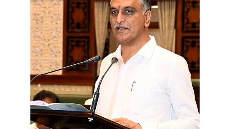 India News | BRS Leader Harish Rao Slams Telangana Govt over Delay in Flood Relief in Kamareddy District