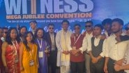 India News | Meghalaya CM Attends Indian Catholic Youth Movement Silver Jubilee Celebrations in Kerala