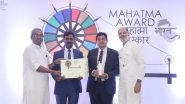 Business News | Bisleri International Wins Mahatma Award 2025 for CSR Excellence in Waste and Material Productivity