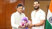Sports News | Yuvraj Singh, IGPL Board Meet Union Sports Minister Mansukh Mandaviya to Discuss Golf's Future in India