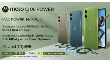 Business News | Motorola Launches Moto G06 POWER with Segment's Largest 7000mAh Battery, 6.88