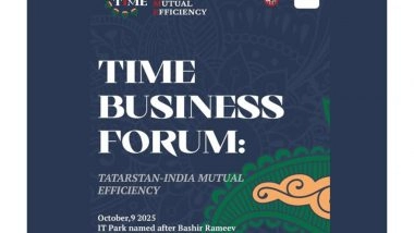 World News | Kazan to Host Business Forum 'TIME: Russia - India. Mutual Efficiency' to Strengthen Bilateral Ties