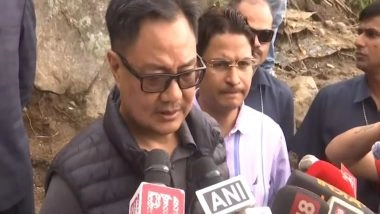 India News | Kiren Rijiju Visits Landslide-hit Darjeeling, Assures Central Govt's Support to Affected Families