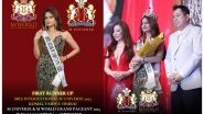 Business News | India's Komal Vaidya Wins Mrs MUniverse 2025 Runner-Up & Ambassador Titles in Malaysia