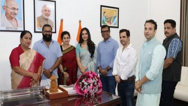 Entertainment News | CM Rekha Gupta Meets with 'Kantara: Chapter 1' Actors Rishab Shetty, Rukmini Vasanth