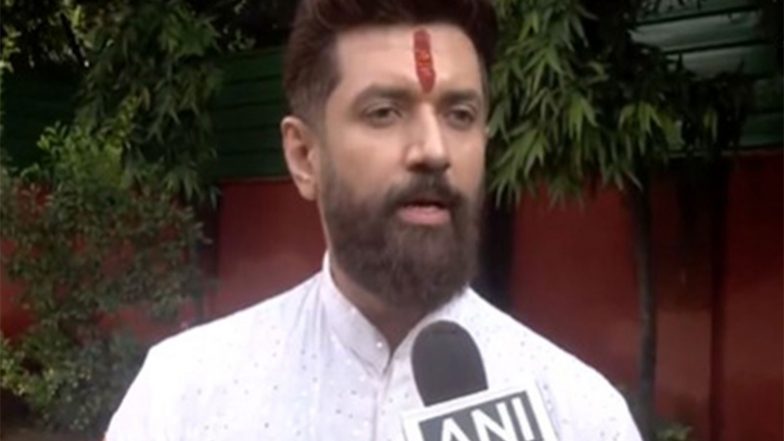 India News | Chirag Paswan Appoints Arun Bharti as Bihar Election In-charge, Raju Tiwary as Co-in-charge Ahead of Bihar Polls