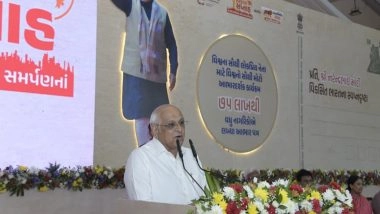 India News | Gujarat CM Bhupendra Patel Inaugurates Vikas Pradarshan Organised in Ahmedabad as Part of Vikas Saptah Celebrations from October 7 to 15