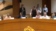 India News | RS Chairman Radhakrishnan Reminds Members of 'Lakshman Rekha' in Parliamentary Discourse; Leaders Say Maiden Meeting Was Productive, Rewarding