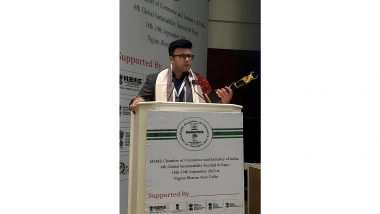 Business News | Proxgy Founder and CEO Pulkit Ahuja Receives Dual Honors During MSME Ceremony at Vigyan Bhawan