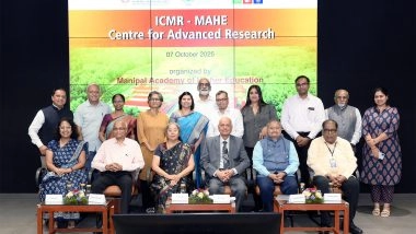 Business News | MAHE Establishes ICMR-MAHE Centre for Advanced Research with Rs. 12.84 Crore ICMR Grant