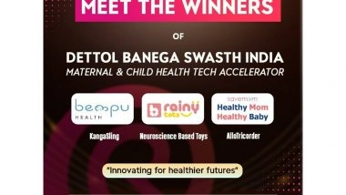 Business News | Reckitt & PATH-CHRI Announce Winners of Dettol Banega Swasth India-Maternal & Child Health Tech Accelerator, Supporting India's Viksit Bharat @2047