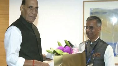 World News | Defence Minister Rajnath Singh Begins Two-day Australia Visit to Strengthen Defence Ties