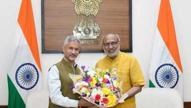 World News | Jaishankar Meets Vice President Radhakrishnan, Discusses Foreign Policy Priorities