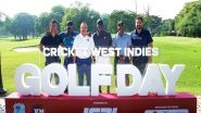 Sports News | West Indies Cricket Legends, Corporate Leaders Tee Off at Exclusive Golf Day in Delhi