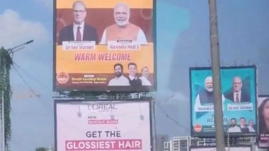 World News | Mumbai Greets UK PM Keir Starmer with Billboards and Warmth on Maiden India Visit