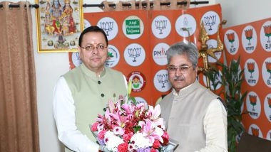 India News | Uttarakhand CM Meets BJP's State-in-charge Dushyant Gautam; Discusses Contemporary Issues