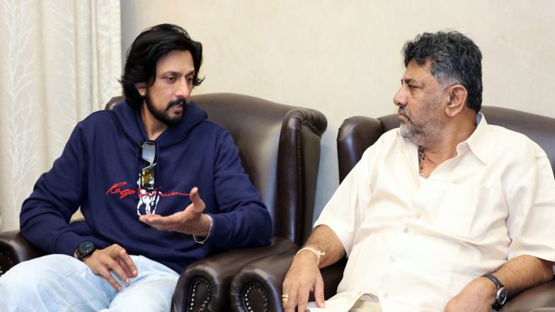 ‘Bigg Boss Kannada Season 12 Is Here To Stay’: Kichcha Sudeep Thanks Karnataka Dy CM DK Shivakumar for Prompt Action in Lifting Seal on BBK 12 Studio