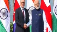 World News | PM Narendra Modi Meets UK PM Keir Starmer in Mumbai