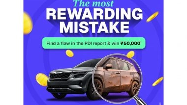 Business News | CARS24 Bets Rs. 50,000 on the Accuracy of Every PDI Report