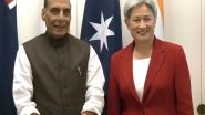 World News | Rajnath Singh Holds Delegation-level Talks with Australian FM Penny Wong
